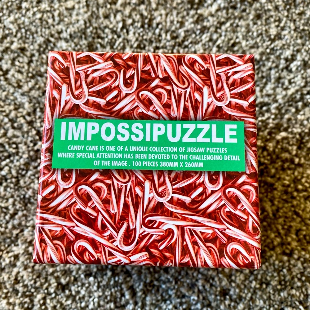 Impossipuzzle puzzle 100 pieces candy canes